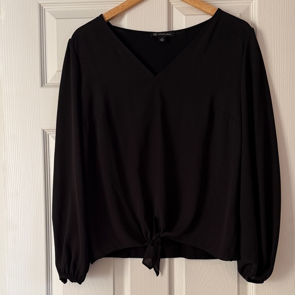 INC Elegant Black Women's Top